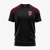 Naomh Mhuire AC Daingean KCS Apollo Tee - Black / Maroon