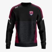 Naomh Mhuire AC Daingean KCS Helios Crew Neck Top - Black / Maroon / White image