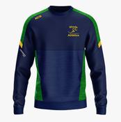 Rhode AC KCS Helios Crew Neck Top - Navy / Green / Gold image