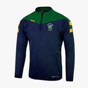 Mullagh Camogie Club KCS Titan Quarter Zip Top - Navy / Green / Gold image