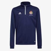 New York GAA Adidas Entrada Half Zip Training Top - Navy / White image