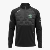 Northern Gaels GFC Longford KCS Fusion X Half Zip Top - Black image