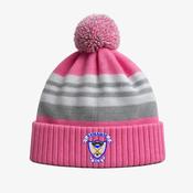 Raharney Hurling Club KCS Champion Beanie - Pink / Light Grey / White image