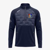 Shamrocks GAA Offaly KCS Fusion X Half Zip Top - Navy image