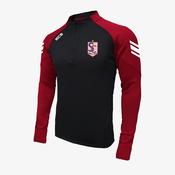 Spink Celtic FC KCS Soul Quarter Zip Top - Black / Red image