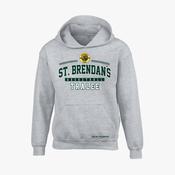 St Brendan's Basketball Club KCS Detroit Junior Hoodie - Sports Grey