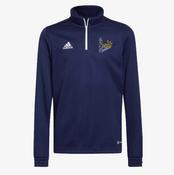 St Joseph's Pipe Band Clondalkin Adidas Entrada Half Zip Training Top - Navy / White image