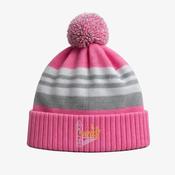 St Joseph's Pipe Band Clondalkin KCS Champion Beanie - Pink / Light Grey / White image