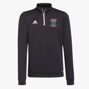 St Malachys GAA Adidas Entrada Half Zip Training Top - Black / White image