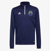 St Mary's Rochfortbridge GAA &amp; LGFA Adidas Entrada Half Zip Training Top - Navy / White image