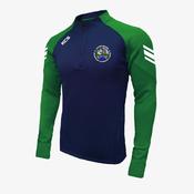 St Mary's Rochfortbridge GAA &amp; LGFA KCS Soul Quarter Zip Top - Navy / Green