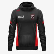 St Pauls Delvin LGFA KCS Helios Half Zip Hoodie - Black / Red image