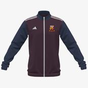 St Vincent's Longford GAA Adidas Club Anthem Zip - Navy / Maroon / White image