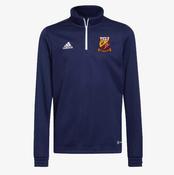 St Vincent's Longford GAA Adidas Entrada Half Zip Training Top - Navy / White image