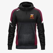 St Vincent's Longford GAA KCS Helios Half Zip Hoodie - Black / Maroon / White image