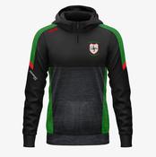 St. Brigid's GAA Roscommon KCS Helios Half Zip Hoodie - Black / Green / Red