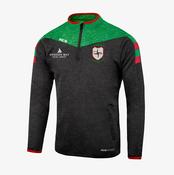 St. Brigid's GAA Roscommon KCS Titan Quarter Zip Top - Black / Green / Red image