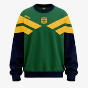 St. Brigid's Gaels Longford KCS Retro Crew Neck Top - Navy / Green / Gold