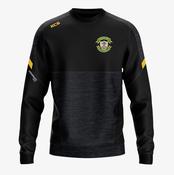 St. Brigids Camogie Club Westmeath KCS Helios Crew Neck Top - Black / Black / Gold image