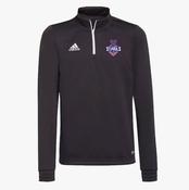 St. Paul's Killarney Basketball Club Adidas Entrada Half Zip Training Top - Black / White image
