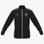 St. Vincent's GAA Offaly Adidas Club Anthem Zip - Black / Gold image