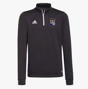 St. Vincent's GAA Offaly Adidas Entrada Half Zip Training Top - Black / White image
