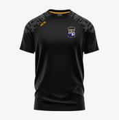 St. Vincent's GAA Offaly KCS Apollo Tee - Black / Graphite / Gold image