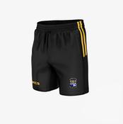 St. Vincent's GAA Offaly KCS Shore Leisure Shorts - Black / gold image