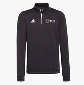 TUS Adidas Entrada Half Zip Training Top - Black / White image