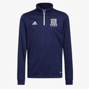Temple Villa AFC Adidas Entrada Half Zip Training Top - Navy / White image