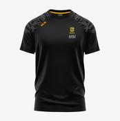 The Downs Ladies KCS Apollo Tee - Black / Graphite / Gold
