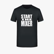 The 2 Johnnies Start The Mixer Tee Black image