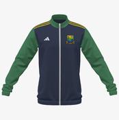 Tubberclair GAA Adidas Club Anthem Zip - Navy / Green / Gold image