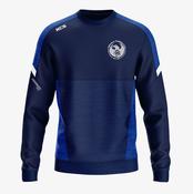 Tullamore Triathlon Club KCS Helios Crew Neck Top - Navy / Royal / White image