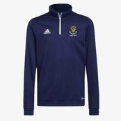 Tulsk GAA Adidas Entrada Half Zip Training Top - Navy / White image