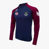 Tulsk GAA KCS Soul Quarter Zip Top - Navy / Maroon image