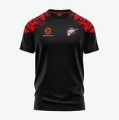 Turin Badminton KCS Apollo Tee - Black / Red