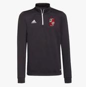 Turin Hurling Club Adidas Entrada Half Zip Training Top - Black / White image