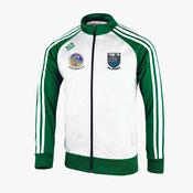 Cahir Camogie Club KCS Park Retro Track Jacket - White / Kelly Green