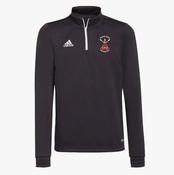 Valentia Island Rowing Club Adidas Entrada Half Zip Training Top - Black / White image