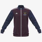 Cromane GAA Adidas Club Anthem Zip - Navy / Maroon / White