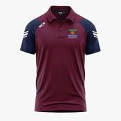 Cromane GAA KCS Soul Polo Shirt - Maroon / Navy image