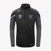Westmeath Minotaurs KCS Zola Quarter Zip Top - Black / Graphite / White image