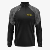 Athlone Tri Club KCS Luna Quarter Zip Top - Black / Graphite image