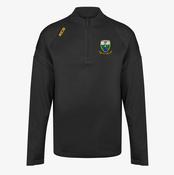 Bornacoola GAA KCS Kinova Quarter Zip Top - Black / Black image