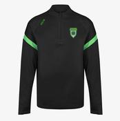 O'Tooles GAA KCS Kinova Quarter Zip Top - Black / Green image