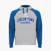 Carlow Town Hurling Club KCS Detroit Hoodie - Grey / Royal image