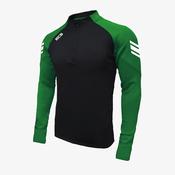 KCS Soul Quarter Zip Top - Black / Green image
