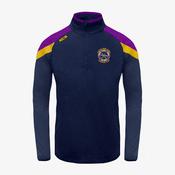 Lough Lene Gaels Camogie Club KCS Zola Quarter Zip Top - Navy / Purple / Gold image