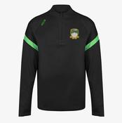 Millmore Gaels KCS Kinova Quarter Zip Top - Black / Green image